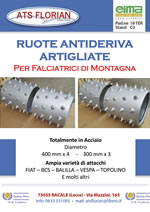 Ruote antideriva artigliate